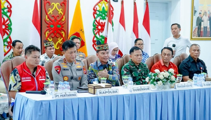 gubernur-kalteng,-forkopimda,-&-pertamina-bahas-antrean-di-spbu
