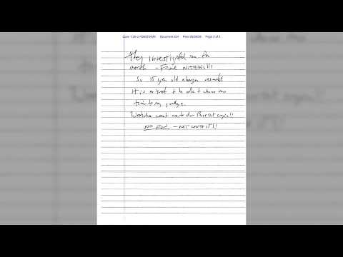 New York judge releases purported Epstein suicide note