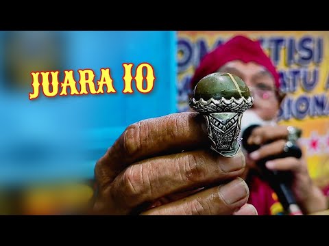 Kontes Batu akik Bertuah di KBI Surabaya | Peserta Juara 10 #batuakik #4newsgoo