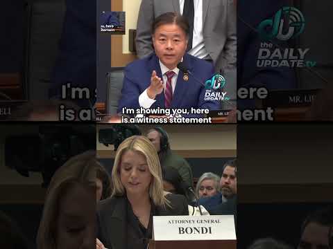 EPSTEIN FILES EXPOSED: Rep. Ted Lieu ACCUSES Pam Bondi of Lying Under Oath! 😱💣