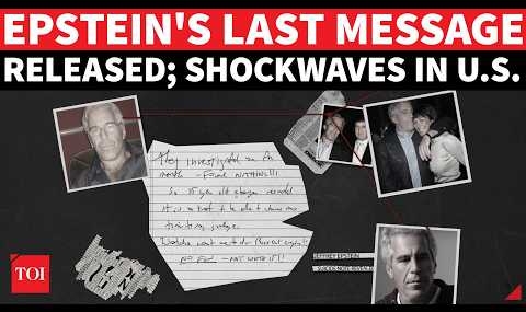 Jeffrey Epstein’s Handwritten Message Released; Bombshell Claim Against U.S. Investigators | WATCH