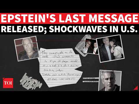 Jeffrey Epstein’s Handwritten Message Released; Bombshell Claim Against U.S. Investigators | WATCH
