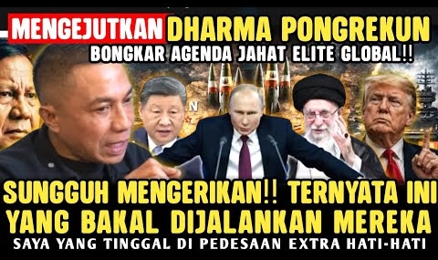 Pemindahan Penduduk Secara Masal!! Dharma Pongrekun Bongkar Abis Agenda Jahat Elite Global