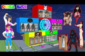 Pasukan KUCING KICAU MANIA Serang Kota | Yuta Mio Buat Penjara Portal Warna Warni Tangkap Semua😱🚨