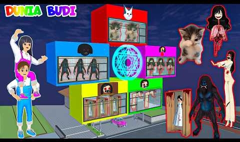 Pasukan KUCING KICAU MANIA Serang Kota | Yuta Mio Buat Penjara Portal Warna Warni Tangkap Semua😱🚨
