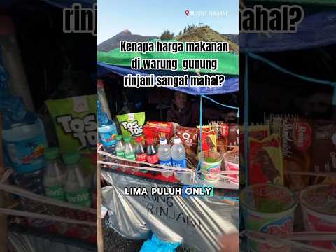 indomie 15 ribu⁉️ pocari 50 ribu⁉️😱 #rinjani #porter #agam #gunungrinjani #warungrinjani