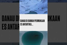 Danau dibawah es yang membeku. #antartika #misteri #teorikonspirasi #shorts