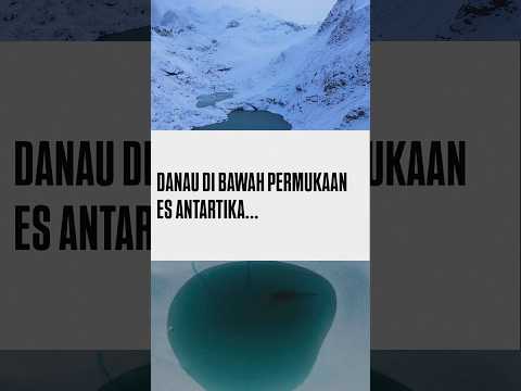 Danau dibawah es yang membeku. #antartika #misteri #teorikonspirasi #shorts