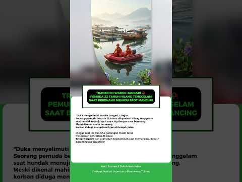 Kronologi Pemuda Tenggelam di Waduk Jangari Cianjur: Diduga Kram Saat Berenang Menuju Lokasi Mancing