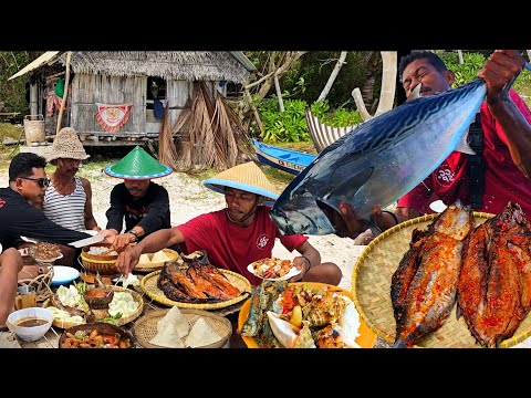 Hari Ke 3 diPulau Terpencil MANCING IKAN TUNA-CAKALANG buat makan di Kebun Kakek