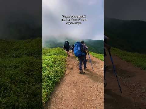 Sound para pendaki gendong Carier akan segera tampil #short #shorts #gunungmerbabu #pendakigunung