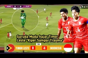 Garuda muda menggila ,Hasil pertandingan Timnas U17 vs Timor Leste,piala AFF U17 2026