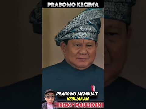 presiden prabowo kecewa dengan elit global