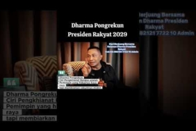 Dharma Pongrekun Presiden Rakyat 2029‼️