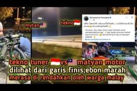 TEKNO TUNER 🇲🇨VS MATYAN MOTOR🇲🇾 DI LIHAT DARI FINIS