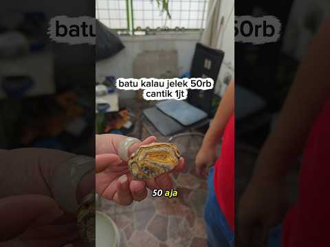 batu kalau jelek 50rb kalau cantik 1jt batu akik agate #batuakik