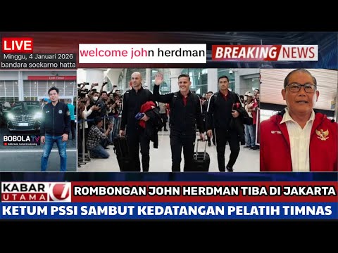 🔴HEADLINE NEWS . JOHN HERDMAN AKHIRNYA TIBA DI INDONESIA MINGGU PAGI SEMPAT BIKIN HEBOH BANDARA