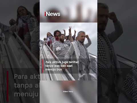 Lagu ‘Bella Ciao’ Menggema! Momen Aktivis Gaza Dideportasi Israel Tiba di Turki