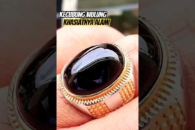 Batu Kecubung Wulung‼️#batuakik #kolektorbarangantik #pecintaalam #kecubungwulung