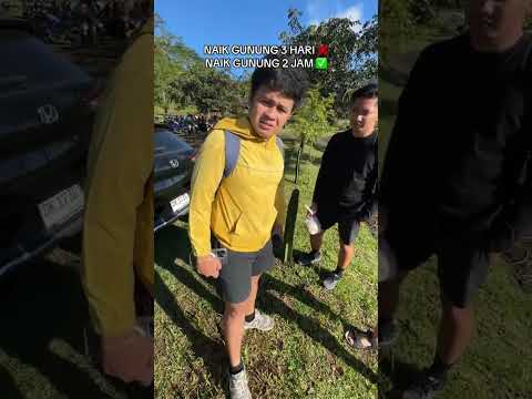 Pendaki Fomo mendaki Gunung 2 Jam