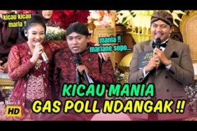 SERU !! Niken Salindry Join Trend “KICAU MANIA” Bersama Bambang Balowo