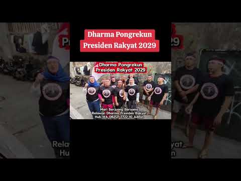 Dharma Pongrekun Presiden Indonesia 2029‼️