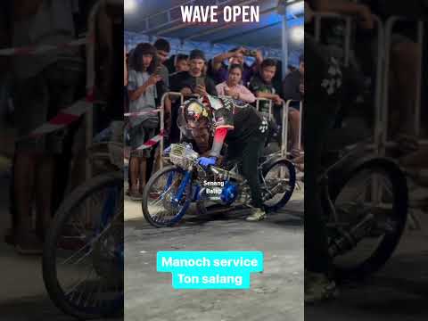 Tes Wave Manoch Service!!! #ebon #dragthailand #teknotuner #shorts