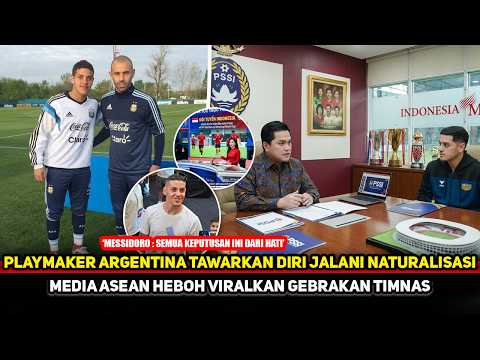 TIMNAS KETIBAN REJEKI NOMPLOK! Pemain Argentina betah di Indo sampai jalani naturalisasi~ASEAN Heboh