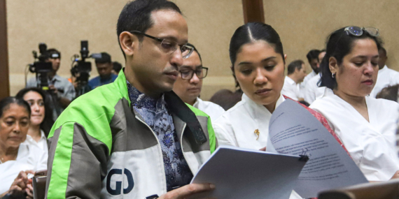 Pleidoi Nadiem Makarim, Tolak Narasi Penjahat Kerah Putih dalam Kasus Korupsi Chromebook