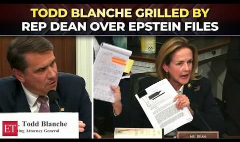 ‘It’s all covered up…’: Todd Blanche grilled by Rep Dean over unreleased Epstein files, Trump ties