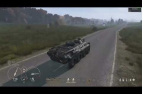 DayZ Driving the BTR-80 personnel carrier on the “DAYZ-Elite-Global-Army-PVE/PVP-zones” server