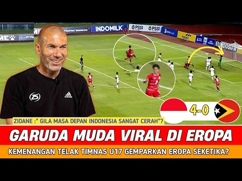 🔴 GARUDA MUDA VIRAL DI EROPA‼️ Timnas U17 Berhasil menang telak atas timor leste pada laga perdana??