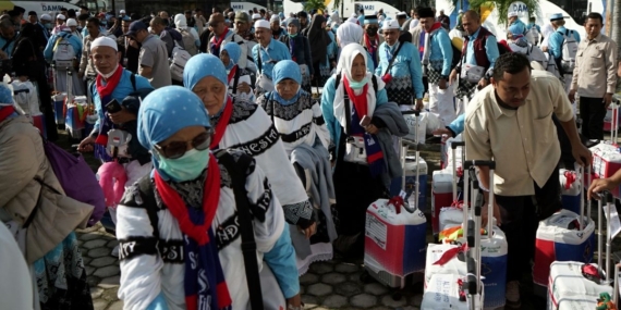 Jemaah Kloter PDG 04 Tiba di Padang, Dua Orang Meninggal Dunia di Tanah Suci