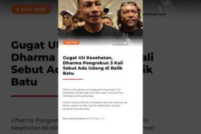 Gugat UU Kesehatan, Dharma Pongrekun 3 Kali Sebut Ada Udang di Balik Batu