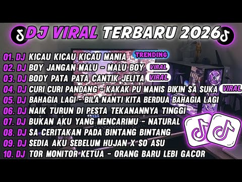 DJ TIKTOK TERBARU 2026-🎵DJ KICAU KICAU KICAU MANIA 🎵DJ BOY JANGAN MALU – MALU BOY FULL ALBUM