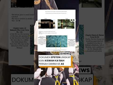 Dokumen Epstein Ungkap Kain Kiswah Ka’bah Pernah Dikirim ke AS
