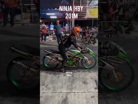 Ninja  Semox punya HBY!!! Kira2 time 201 brp ya???? #teknotuner #drag #balapmotor #shorts