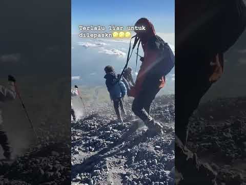 ketika mengajak anak mendaki gunung wkwkk #pendaki #sahabatgunung #pendaki