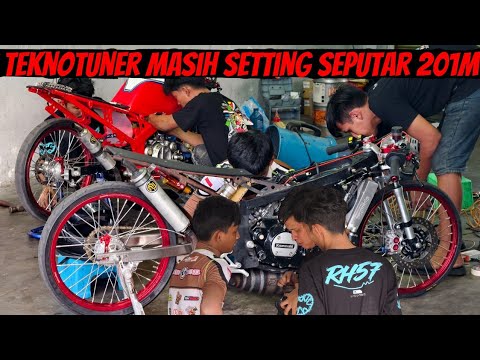 TEKNO TUNER MASIH FOKUS SETTING PREPARE BIG MATCH 201M | BUNGKUS KARET BERAPA??