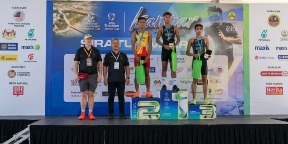 Dua atlet triatlon Indonesia sabet emas-perak kejuaraan Asia junior