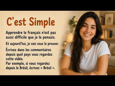 Apprendre le français n’est pas si difficile | French Listening Practice (B1)
