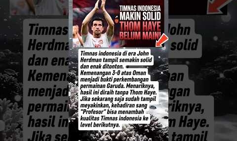 TIMNAS INDONESIA MAKIN SOLID, THOM HAYE BELUM MAIN! 🇮🇩🔥