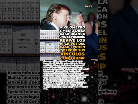📚 A kilómetro y medio de la Casa Blanca, una exposición revive los archivos del caso Epstein