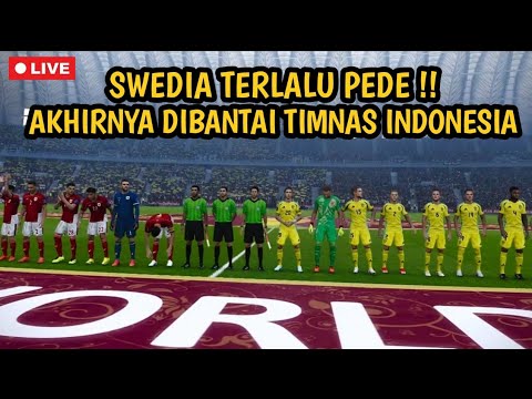 SWEDIA TERLALU PEDE ‼️ PADA AKHIRNYA DIBANTAI TIMNAS INDONESIA | TIMNAS GARUDA MENANG TELAK