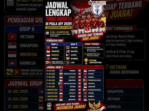 Jalan Terjal Garuda! Timnas Indonesia Satu Grup dengan Vietnam di Piala AFF 2026