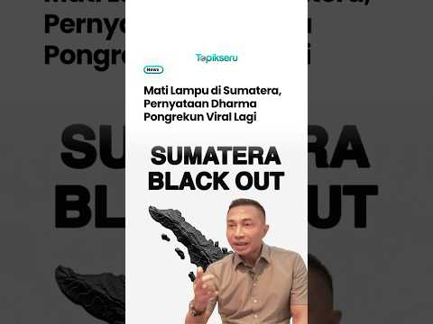 Mati Lampu di Sumatera, Pernyataan Dharma Pongrekun Viral Lagi #matilampu #sumatera #dharmapongrekun