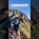Reaksi shock pendaki ini lihat sunrise gunung Rinjani #rinjani #hiking #mountains #travel #fypシ