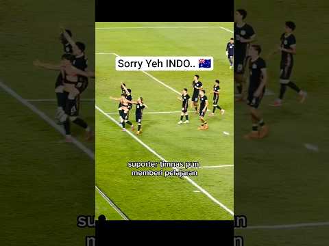 Selebrasi Tengil Australia di hadapan Suporter Garuda #short #timnas #timnasindonesia