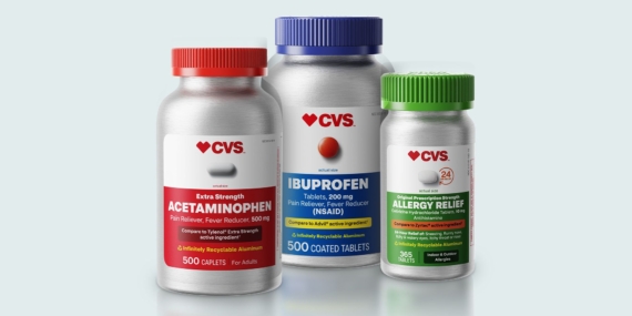 CVS Beralih ke Botol Pil Aluminium