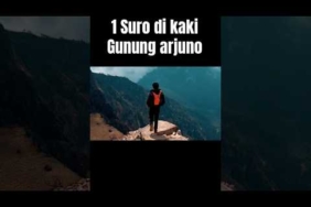 1 suro di Pos 1 gunung arjuno via Purwosari #pe #pendaki #pendakiangunung #hiking